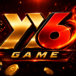 YY6 Game casino logo with glowing gold and red gaming design